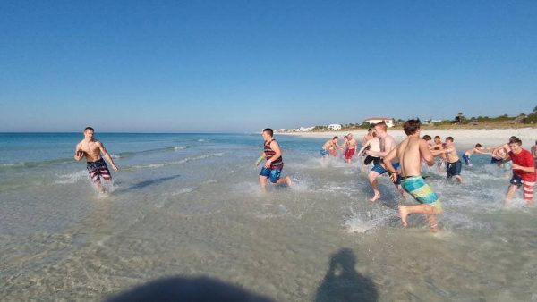 Christ Prep beach football