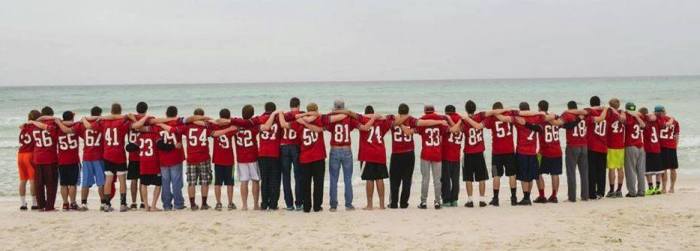 Christ Prep on the beach